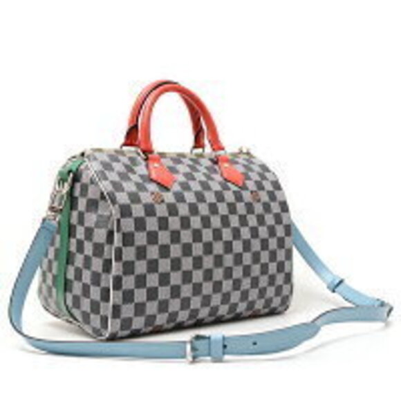 Louis Vuitton Handbags - Louis Vuitton Damier Black Monotone Bag Speedy Bandouliere